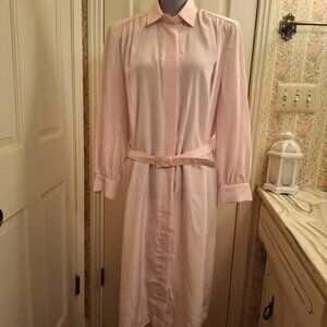 Vintage Schrader Sports Pink Shimmery Dress, size 16W